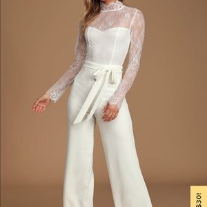 Loving Expression White lace jumpsuit
